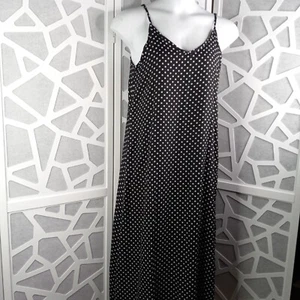Mixmax M Sheer Maxi Dress Polka Dot BOHO - Picture 1 of 12