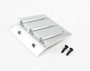 Baja metal parts CNC roof light plate 95188 silver orange titanium HPI KM - Picture 1 of 3