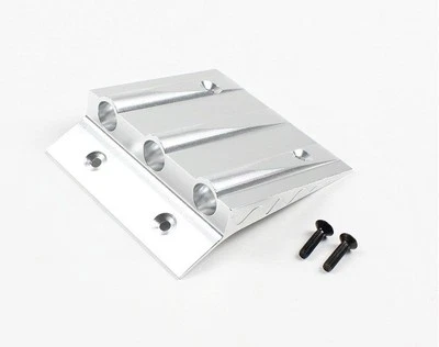 Baja metal parts CNC roof light plate 95188 silver orange titanium HPI KM - Image 1 of 3