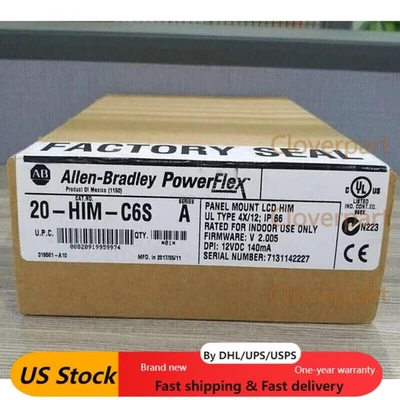 FACTORY SEALED Allen-Bradley 20-HIM-C6S Ser A Panel Mount LCD HIM AB 20 HIM C6S - Image 1 of 4