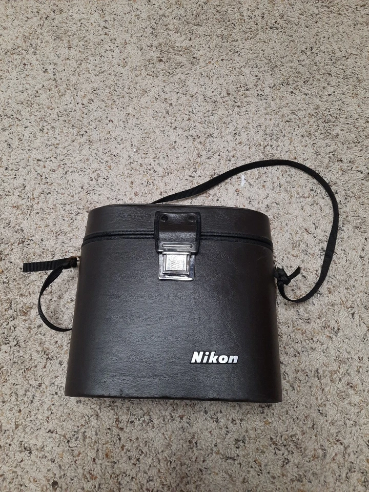 Bolsa de transporte vintage para cámara Nikon estuche película hecha en Japón años 80 fotografía marrón Foto 1 de 4