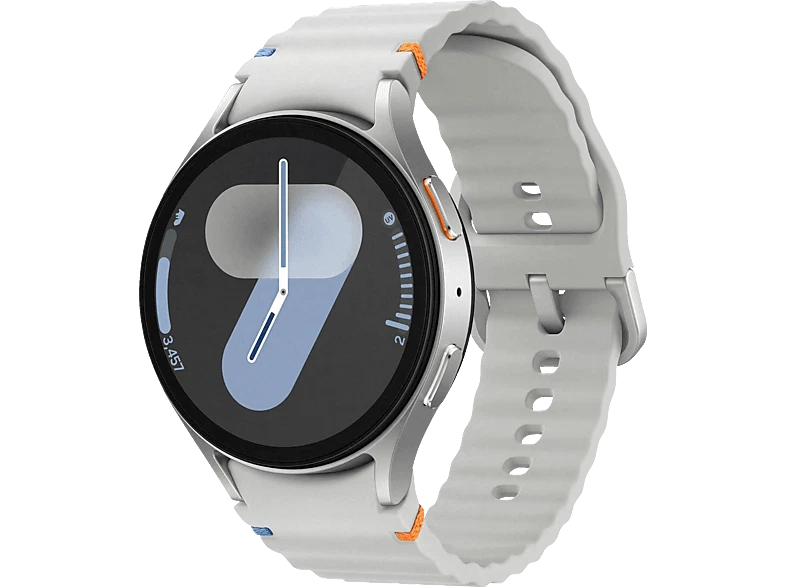 SAMSUNG Galaxy Watch7 BT 44 mm Smartwatches Aluminium Nitrilkautschuk, Silver - Bild 1 von 1