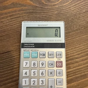 Calculadora de potencia doble Sharp ELSIMATE EL-377M de 10 dígitos - Imagen 1 de 9