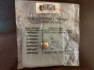 PLACA DE CIERRE DE BUJE DE ACERO cubierta de buje pequeña The Durham Company Eaton ARP00002CHB - Imagen 1 de 3