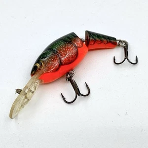 Rapala ShadRap 5 JSR05 Jointed 3" Red Fishing Lure - Picture 1 of 2