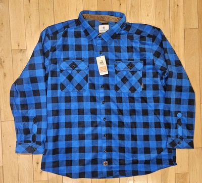 LEGENDARY WHITETAILS Buffalo Plaid Navigator Fleece Button Up Shirt Men 4XT Tall - Image 1 of 4