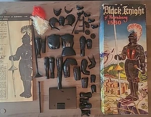 Vintage Aurora Famous Fighters Black Knight Nurnberg 1580 Model Kit - Picture 1 of 13