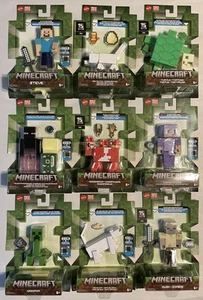 Minecraft Build-A-Portal & 15th Anniversary 3.25" Scale Figures Set of 9 Mattel - Picture 1 of 7