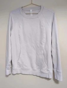 Lululemon Athletica Scuba Crew neck Womens Size 8 Light Pink Sweatshirt - Picture 1 of 10