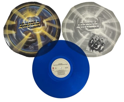 Stryper "Yellow And Black Attack"  ST-73207, Blue Vinyl Limited Edition 1986 - Image 1 of 4