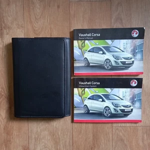 VAUXHALL CORSA OWNERS MANUAL INFOTAINMENT NAV HANDBOOK & WALLET PACK 2010-2014 - Picture 1 of 3