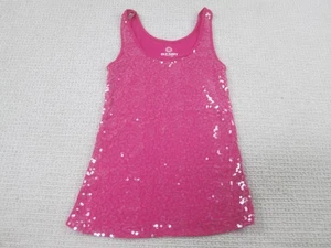 Canotta vecchia marina donna piccola rosa paillettes camicia senza maniche scintillante festa - Foto 1 di 8