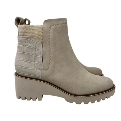 Dolce Vita Gamuza Impermeable Botines Huey H20 Dune Gamuza Mujer 10 NUEVO Foto 1 de 4