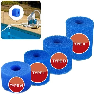 1x For IntexType I/II/VI/D Pool Filterkartusche Ersatzfilter Wiederverwendbar - Bild 1 von 4