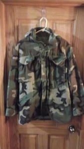 US Army M65 Combat Field Jacket Herren Military, Camouflage, Size Small Reg - Bild 1 von 7