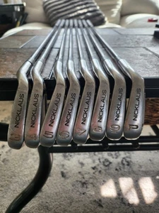 Nicklaus The Bear Offset N1 Irons Set (3-PW) Driveshaft 100% Graphite Shafts - Picture 1 of 10