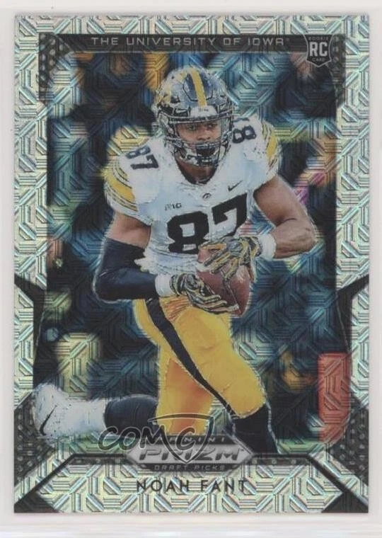 2019 Panini Prizm Draft Draft Picks Mojo Prizm /49 Noah Fant #129 Rookie RC - Image 1 of 2