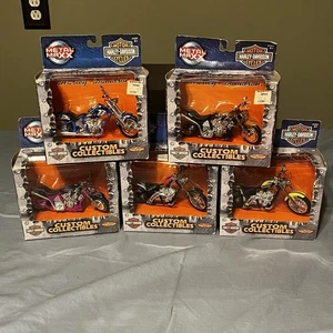 Metal Maxx Harley Davidson Custom Collectibles 2001 1:20 Die Cast - Assorted Lot - Picture 1 of 22