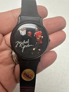 Vintage Michael Jordan Wilson Action Uhr Chicago Bulls 80er 90er - braucht Batterie - Bild 1 von 4