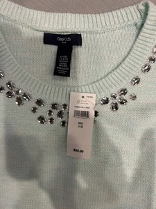 Gap Kids Sweater Light Green Size Xxl - Picture 1 of 3
