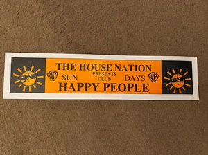 The House Nation Sun Days Happy People Vauxhall London 1992 Rave Flyer - Picture 1 of 2