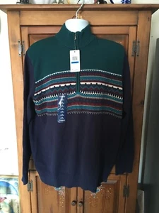 Suéter para hombre IZOD SOUTHRIDGE FAIRISLE NUEVO CON ETIQUETAS - Imagen 1 de 4