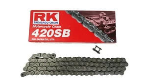 RK Kette 420SB mit 120 Gliedern für Honda Dax Monkey Skyteam Pitbike u.a. chain - Bild 1 von 3