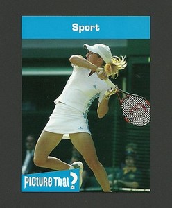 Justine Henin Hardenne Tennis Celebrity Collector Card