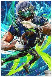 NEU DK Metcal Poster Fußball Leinwand Poster Wandkunst Dekor Druck Bild 12x8 Zoll - Bild 1 von 3