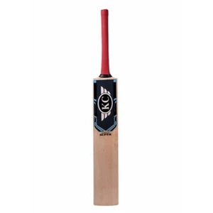 SUPER KASHMIR WILLOW LEATHER CRICKET BAT TOP QUALITY GOOD BALANCE NICE SPINE - Picture 1 of 3