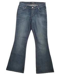 London Stiefel Jeans Stretch Premium Qualität Größe 8 Used Low Rise - Bild 1 von 9