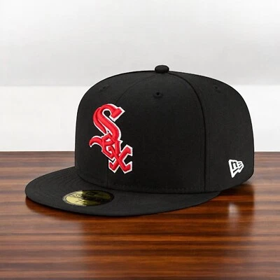 [10023361] Mens New Era MLB Authentic 59Fifty 5950 Fitted - Chicago White Sox - Image 1 of 4