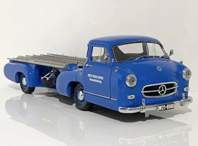1954 Mercedes Benz Renntransporter, The Blue Wonder, CMC M-036, 1/18, New Sealed - Image 1 of 4