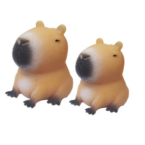 2pcs Capybara Squeeze Toy Anti Stress Capybara Toy Cartoon Capybara Fidget Toy - Picture 1 of 10