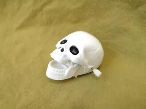 Skeleton Skull Head Wind-Up *TESTED - Picture 1 of 5