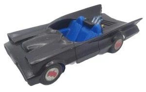 VINTAGE ORIGINAL MEGO 1976 BLACK w/ BLUE INTERIOR BATMOBILE MODEL TOY VEHICLE - Picture 1 of 18