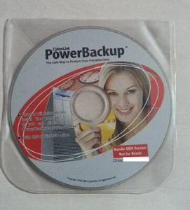 CyberLink PowerBackup - cd software Power Backup con CD-KEY originale minicd - Afbeelding 1 van 1