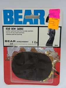 Sillín de cuero vintage Bear Archery 3540 NUEVO STOCK ANTIGUO - Imagen 1 de 3