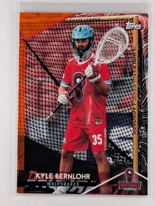 2022 Topps Premier Lacrosse League PLL #167 Kyle Bernlohr ORANGE # /25 - Picture 1 of 2