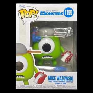 Funko Pop + Protector! Disney #1155 Monsters Inc. Mike Wazowski *Mint-In-Stock* - Picture 1 of 11