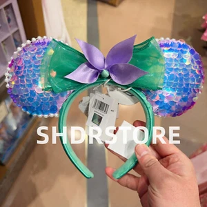 Cerchietto auricolare Disney autentico 2025 ariel la sirenetta minnie topolino - Foto 1 di 2
