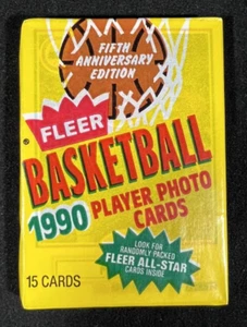 1990 Fleer Basketball Pack David Robinson Back Possible Michael Jordan - Picture 1 of 2