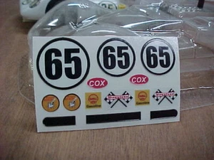 1/24 slotcar 1/24 scale slot car Vintage Chaparral 2 E slot car VINYL DECALS - Picture 1 of 2