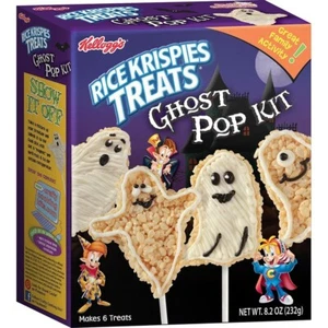CRAFTY COOKING KITS Kellogg's Treats Ghost Pop Kit Halloween Rice Krispie Snacks - Bild 1 von 3