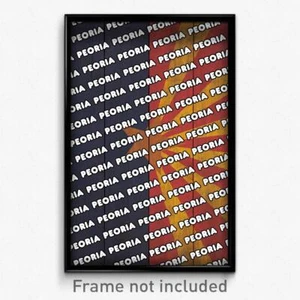 Peoria Arizona Poster (AZ City Souvenir 11x17 Town Print) - Picture 1 of 1