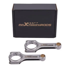 Forged 4340 Connecting Rods Conrod for Fiat 500 Old Model 126mm ARP Bolts Pleuel - Picture 1 of 9