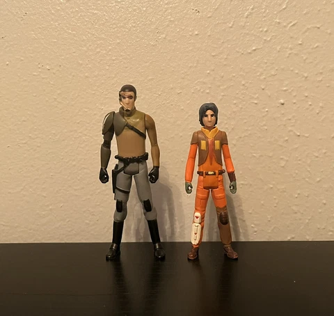 Star Wars Rebels Kanan Jarrus Ezra Bridger Y Wing Scout Bomber Lot Loose 3.75 Cover