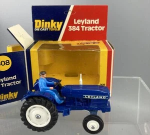 TRACTOR DINKY TOYS #308 LEYLAND 384 CON SU CAJA - Imagen 1 de 5