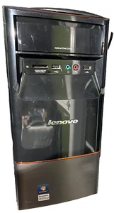 Lenovo H415 Desktop, AMD 4 Core A6-3620 2.2GHz, 8 GB RAM, DVD-RW, Windows 10 - Picture 1 of 9