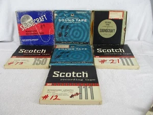 Kennedy Funeral Soundcratf Scotch RCA Sound Recording Tape Magnetic Vintage 7 - Picture 1 of 9
